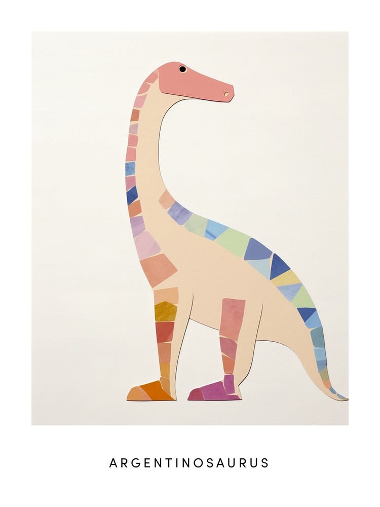 Nursery Dinosaur Art Argentinosaurus 1 Poster