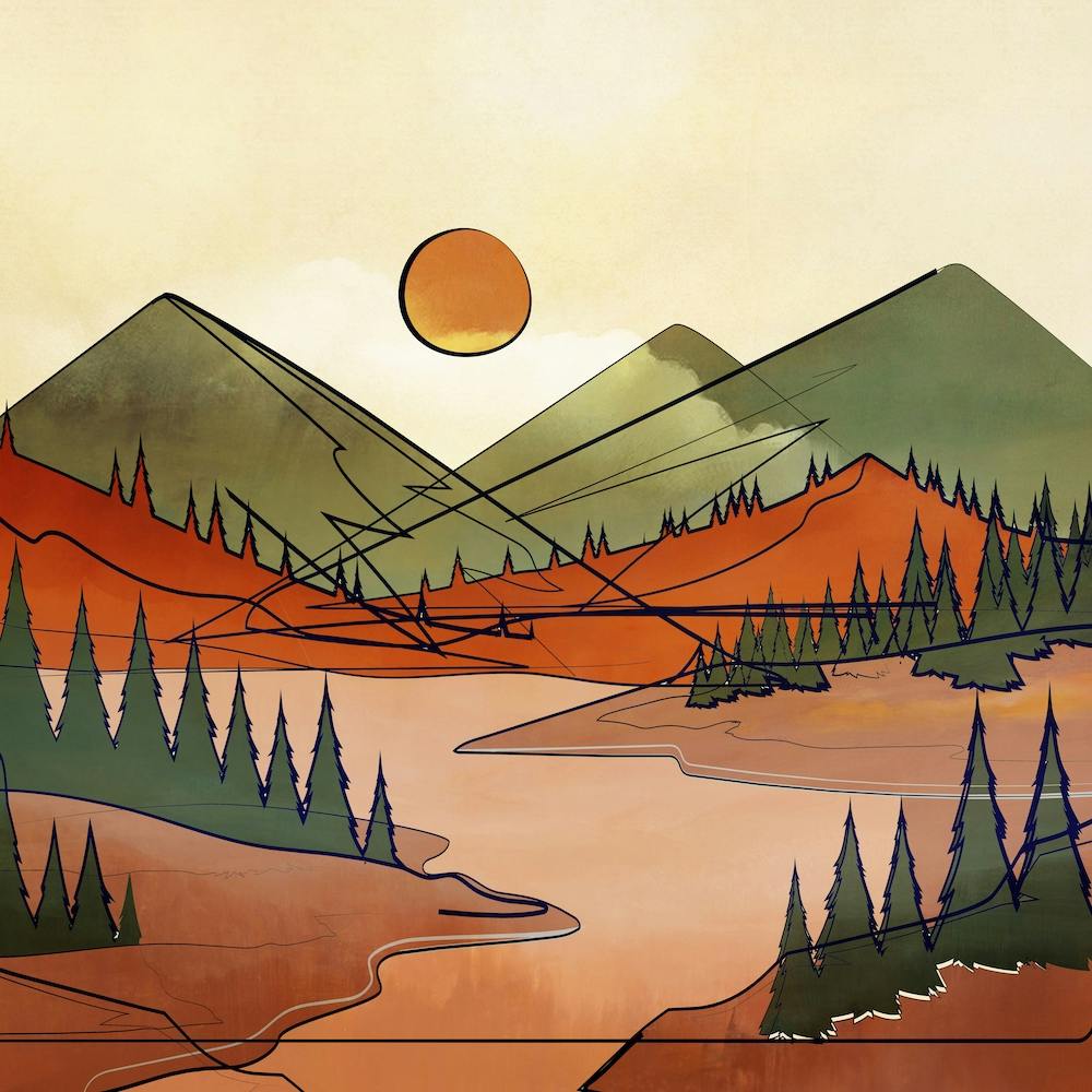 Colorful Wild Landscape 2