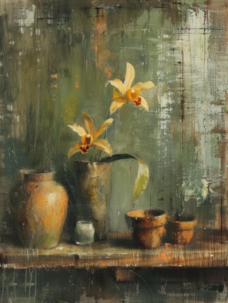 Orchids In A Vase 2