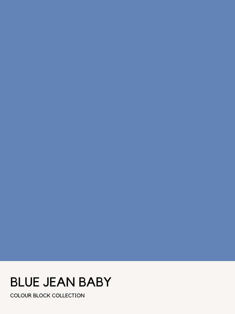 Blue Jean Baby Colour Block Poster