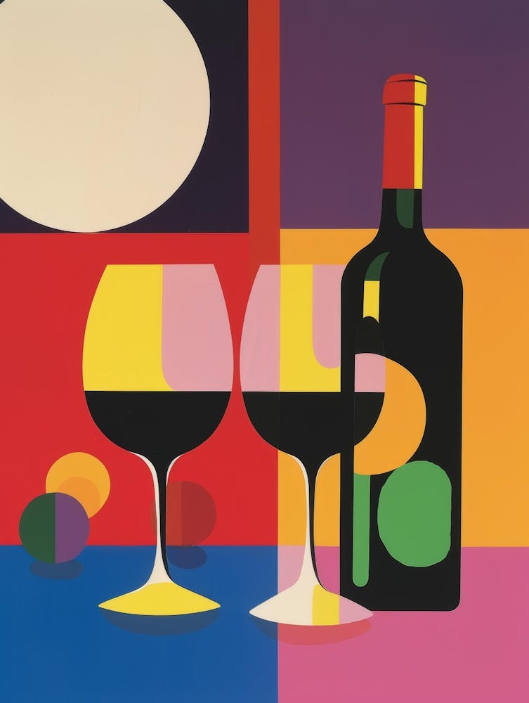 Wine Glass And Bottle