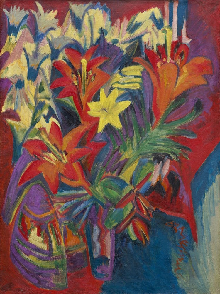 Lilies In A Vase
