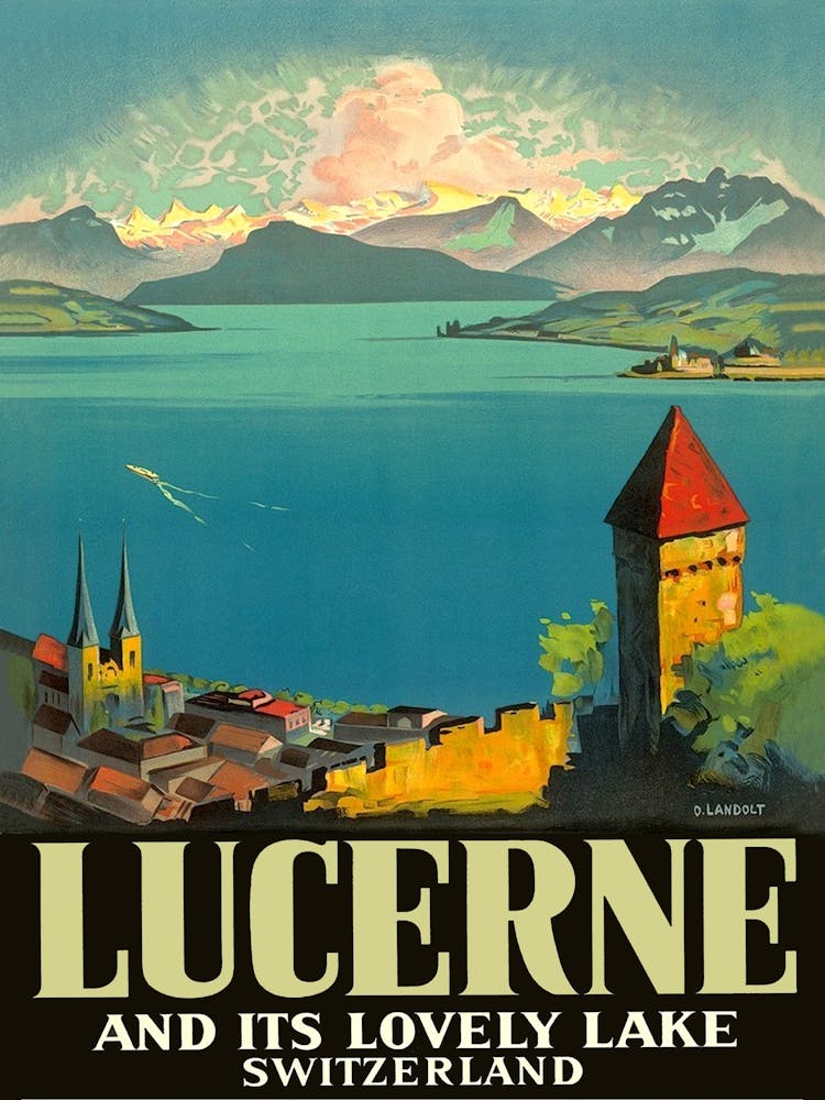 Lucerne And Its Lovely Lake, Switzerland
