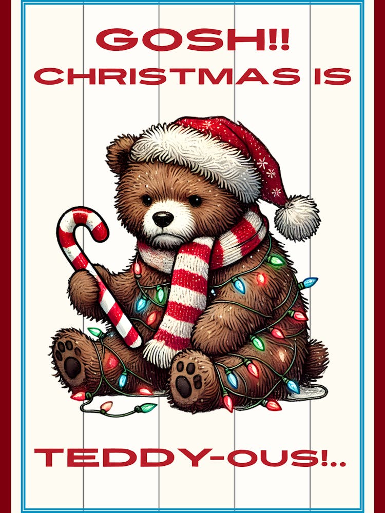 Funny Holiday Bear