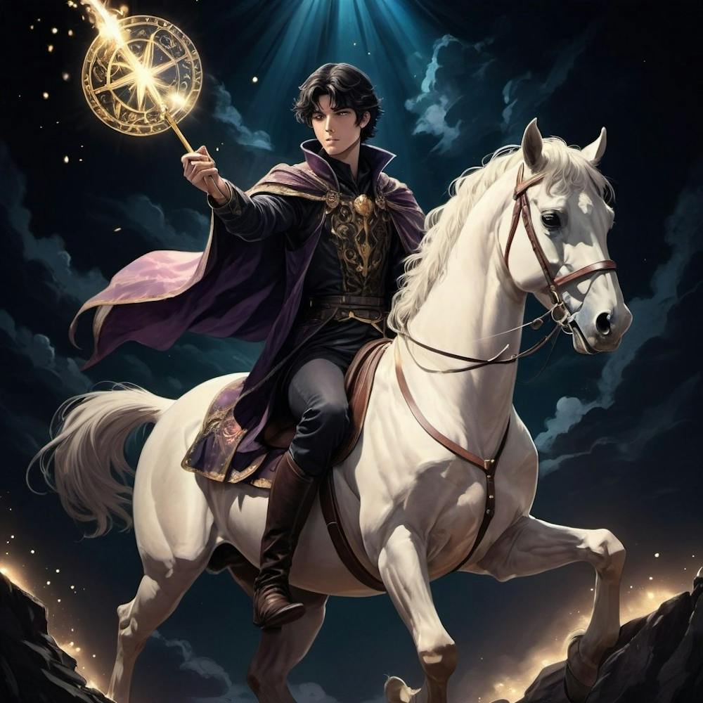 Sorcier À Cheval