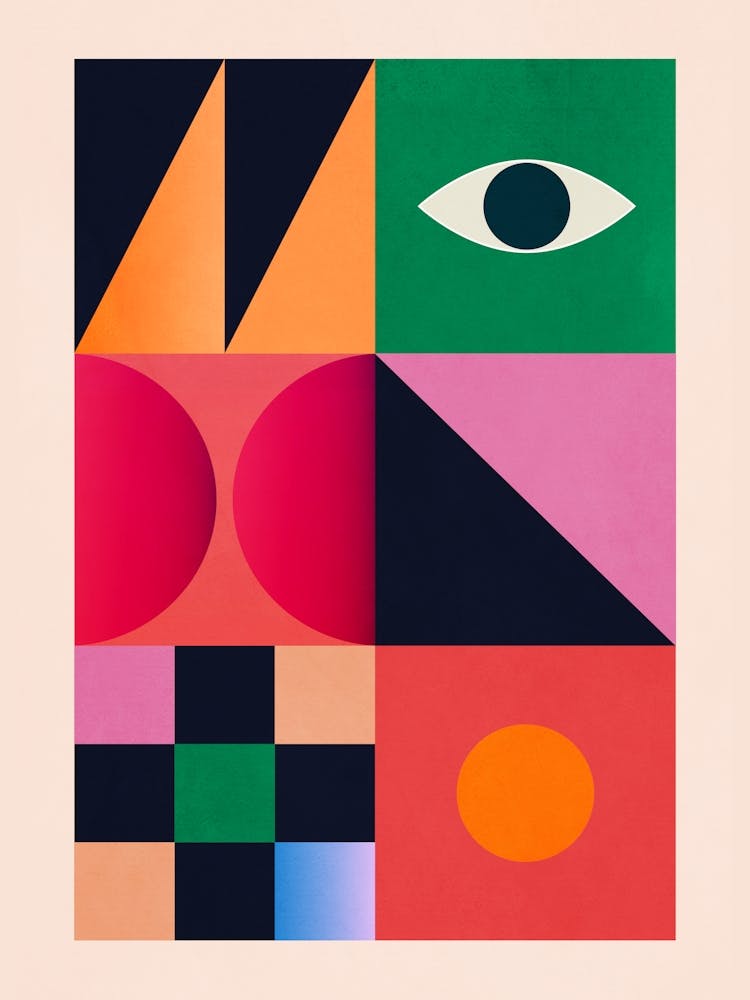 Colorful Geometric Abstraction 5