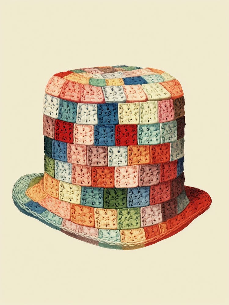 Crochet Hat Illustration 3