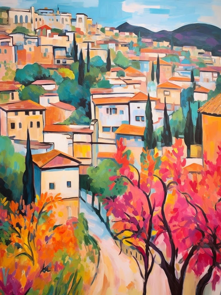 Granada Spain 1 Fauvist Painting