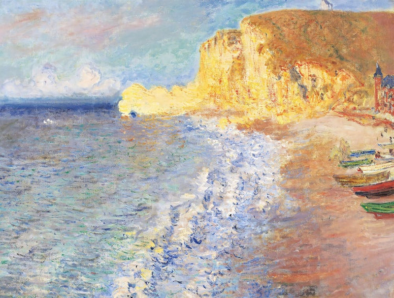 Claude Monet - At The Cliffs 1