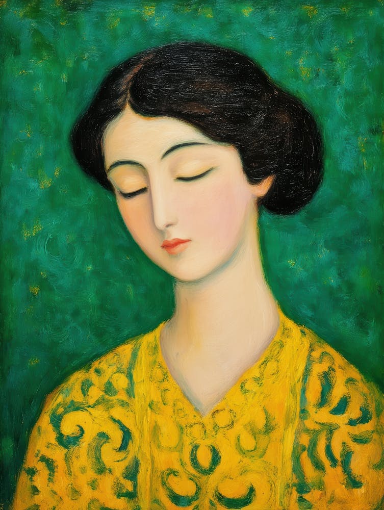 Woman In Yellow 1