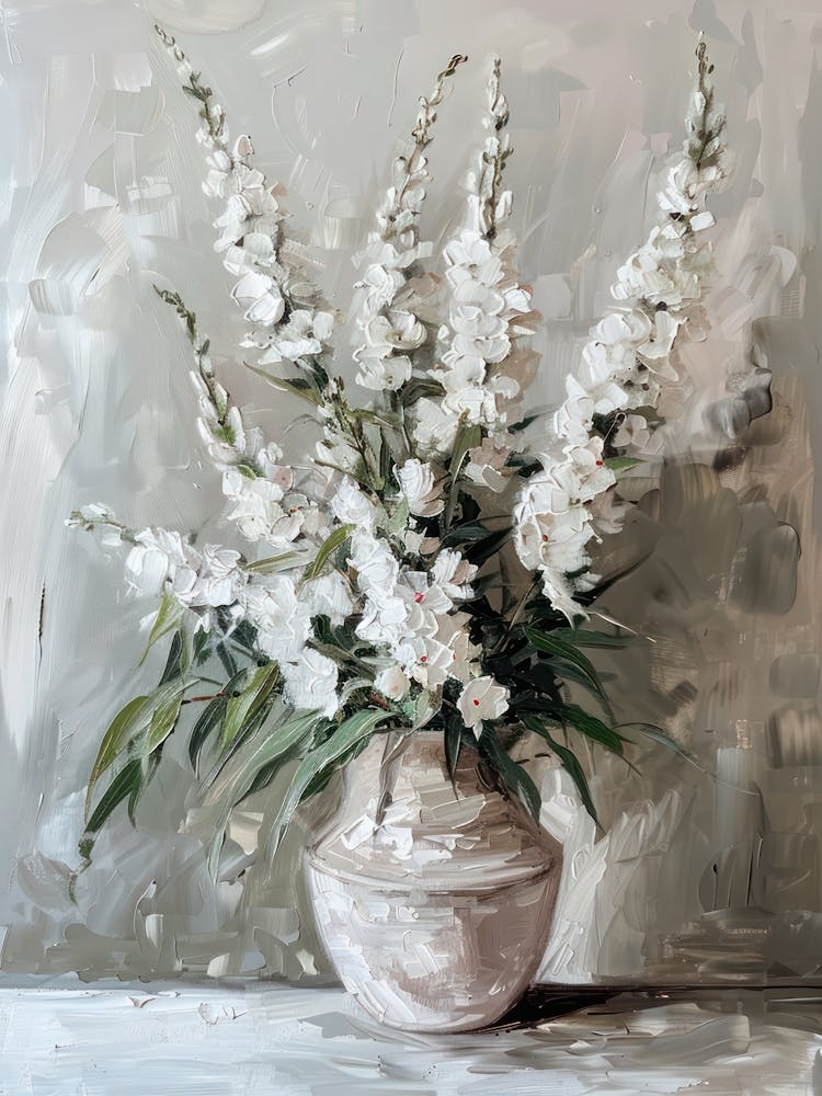 A World Of Flowers Snapdragons 1 Painting