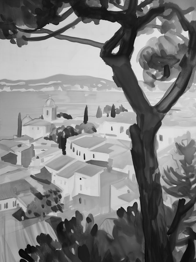 Black And White Painting 21