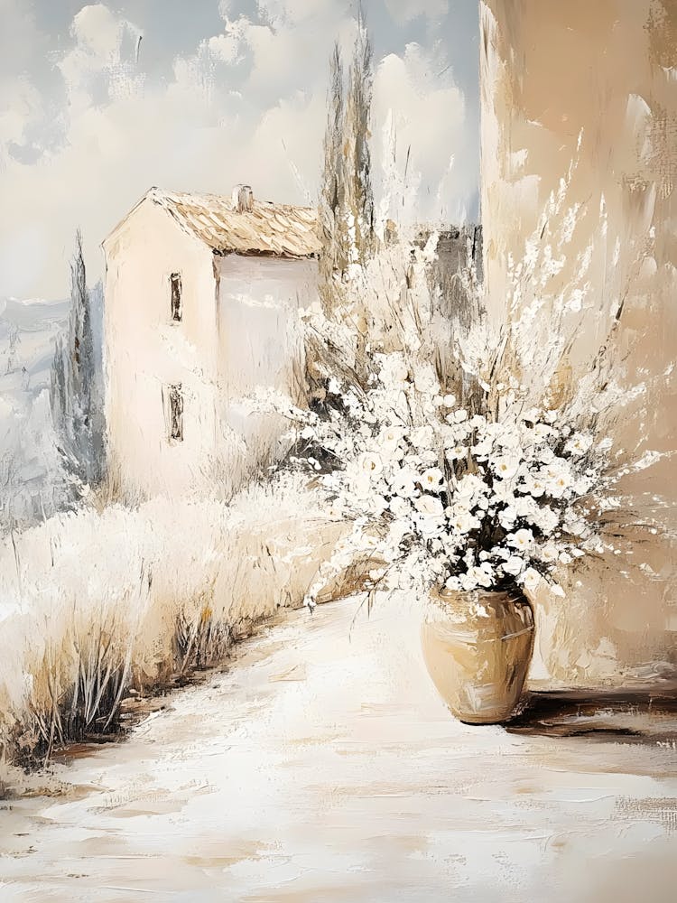 White Flowers In A Vase