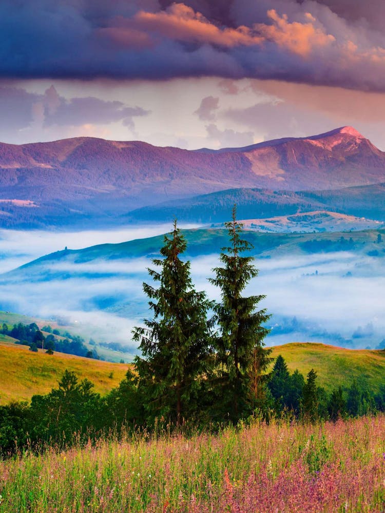 Sunrise In The Mountains 2