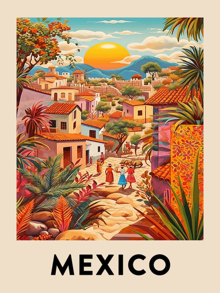 Vintage Travel Poster Mexico 9