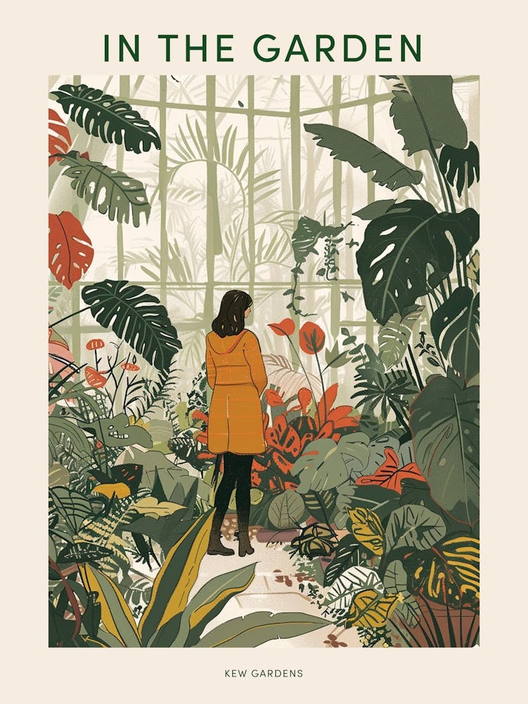 In The Garden Poster Kew Gardens England 7