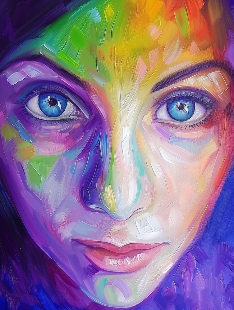 Of A Woman With Blue Eyes