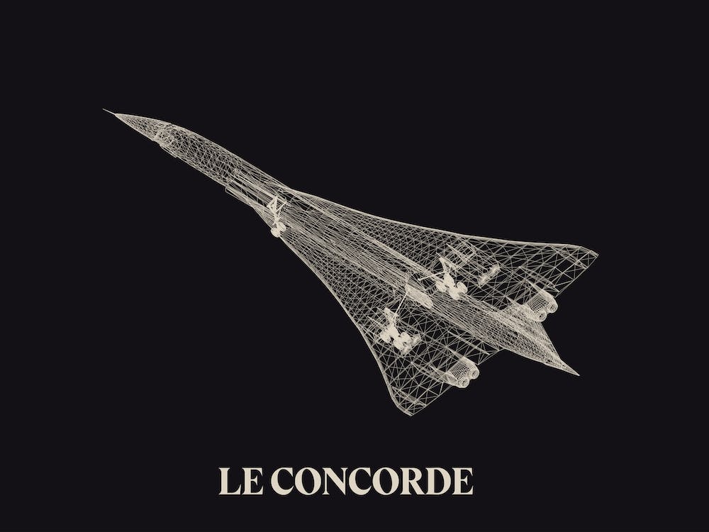 Fahrzeugkollektion Concorde Überschall