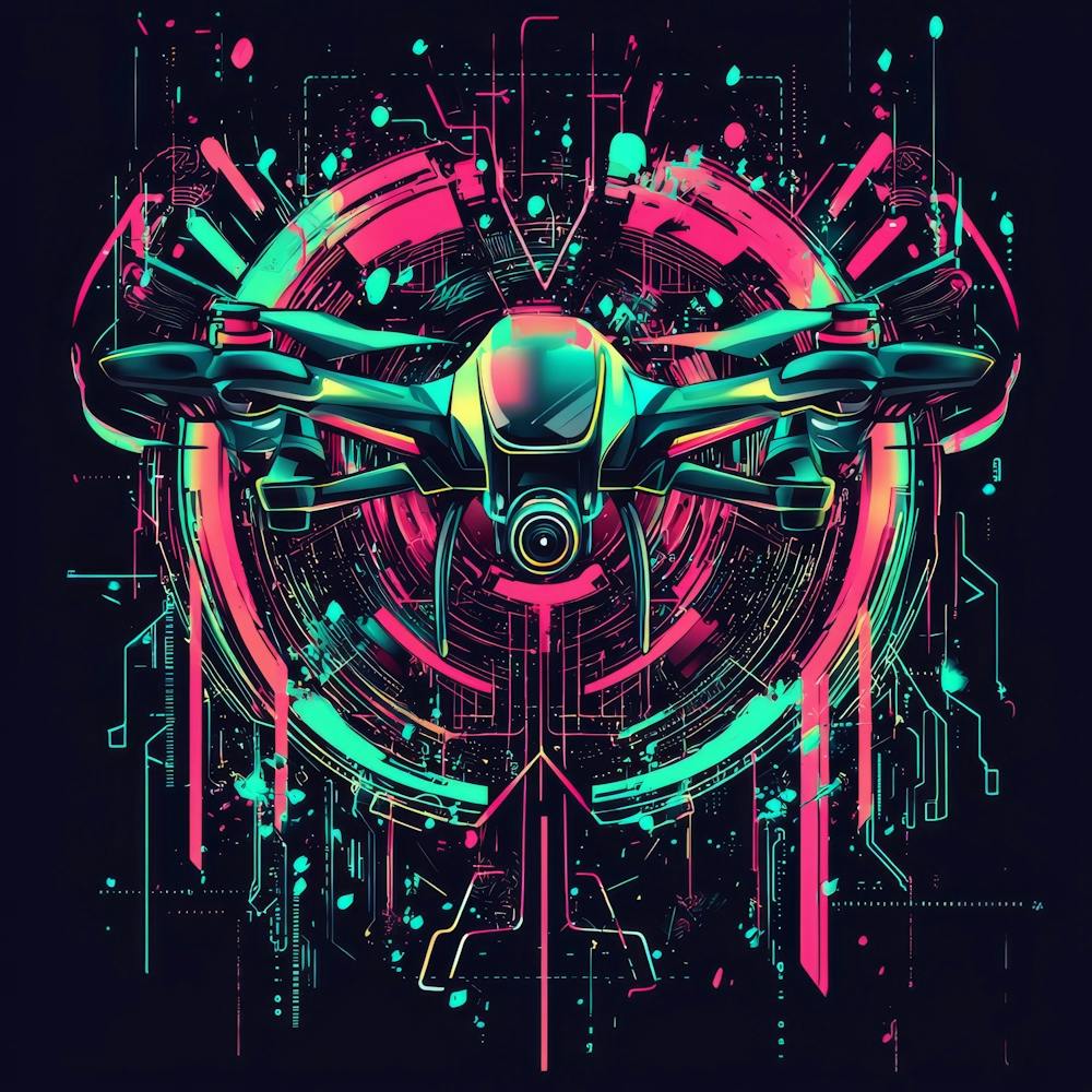 Drone Art print
