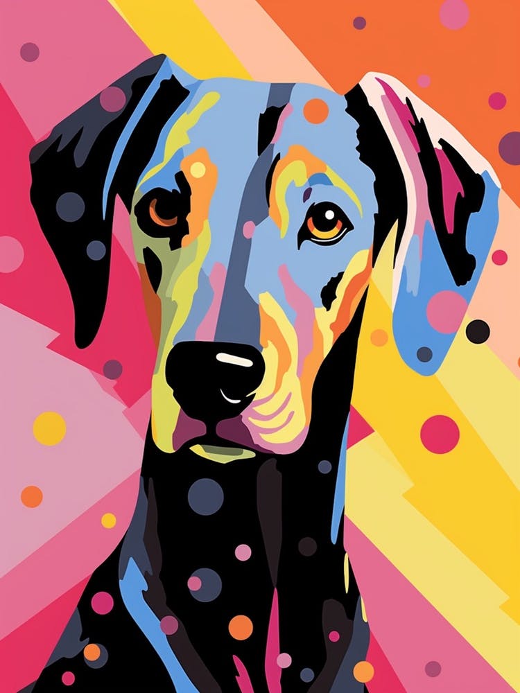 Pop Art Dobermann 2