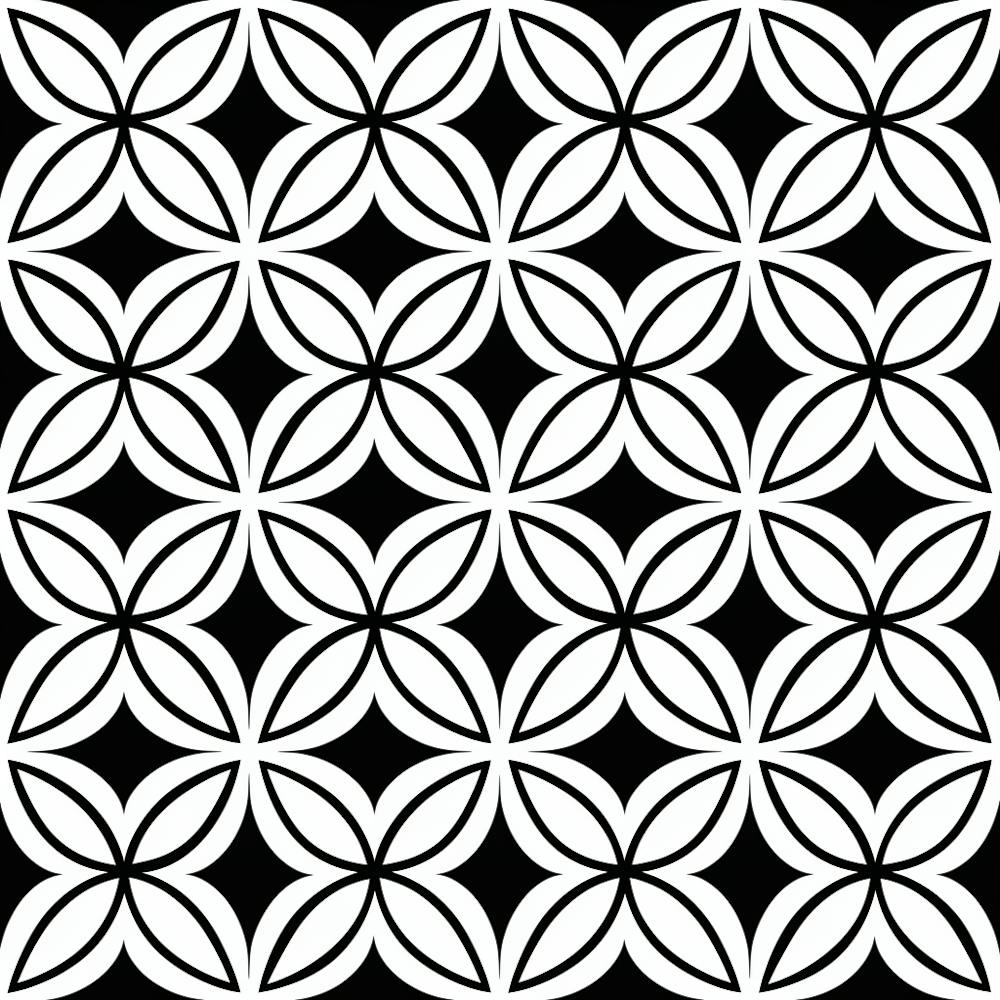 Abstract Black And White Pattern