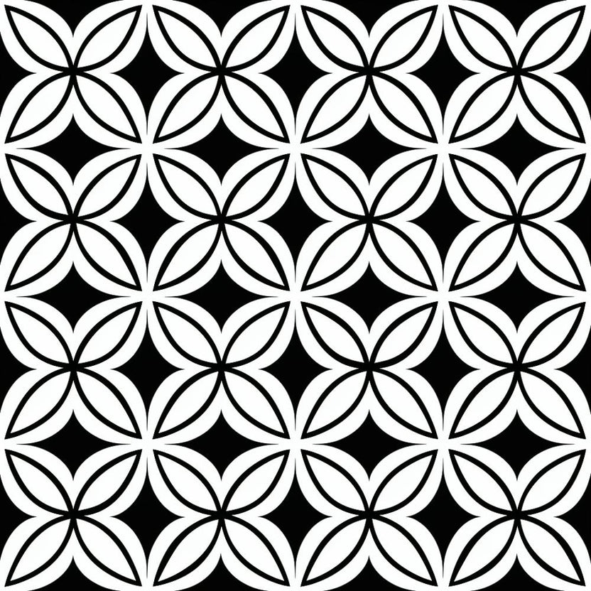 Abstract Black And White Pattern