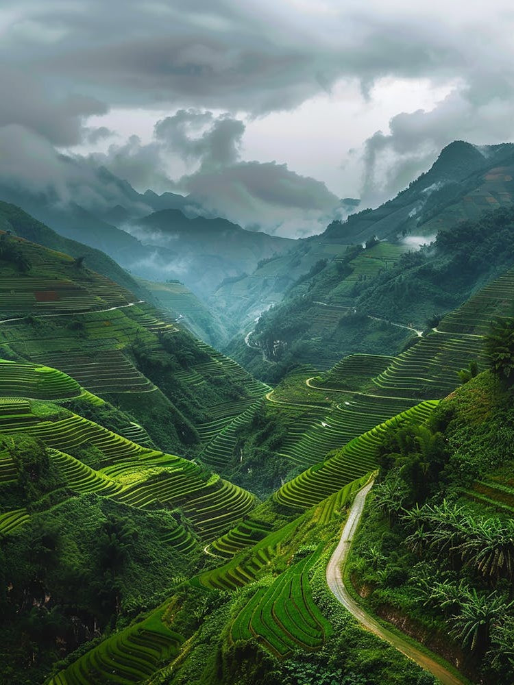 Rice Terraces In Vietnam 2