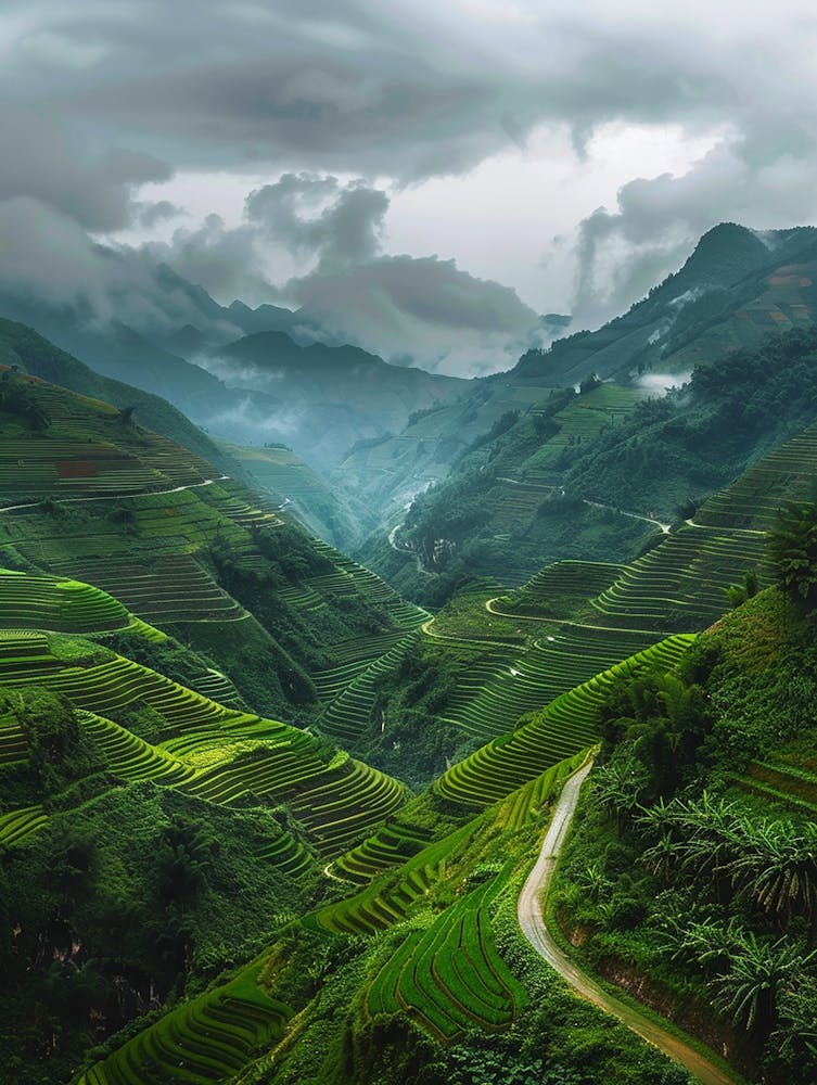 Rice Terraces In Vietnam 2