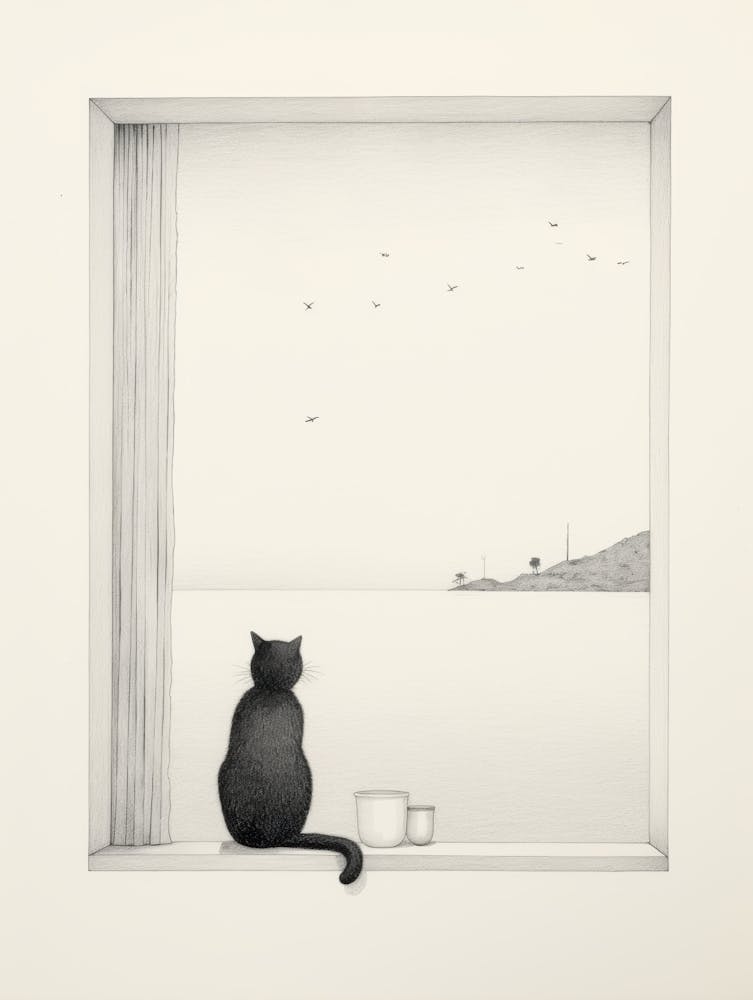Cat At The Window