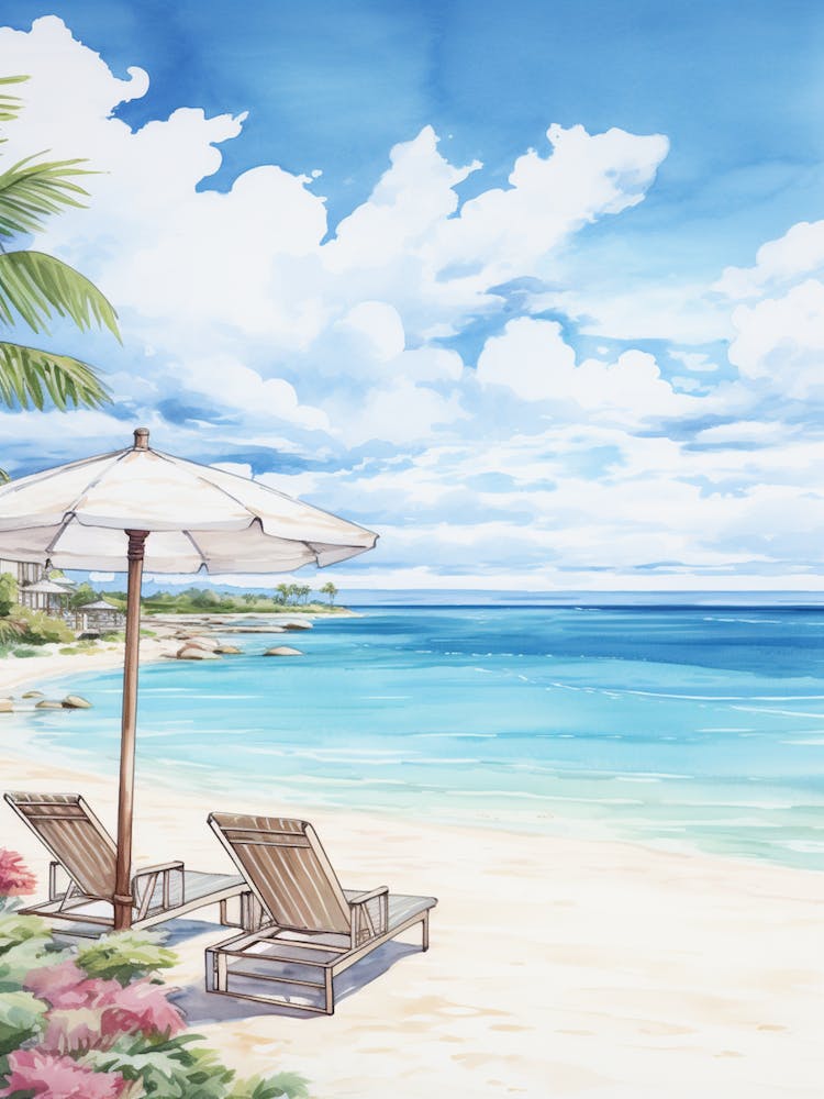 Grace Bay Beach, Turks And Caicos Islands 2