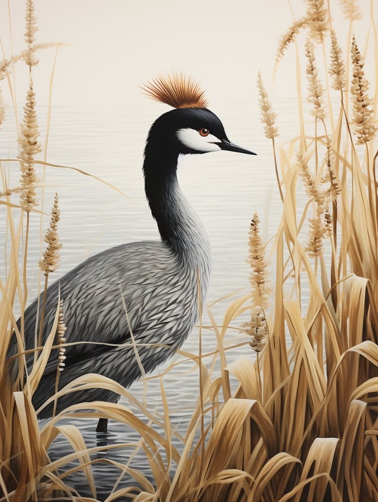 Dark And Moody Botanical Grebe 1
