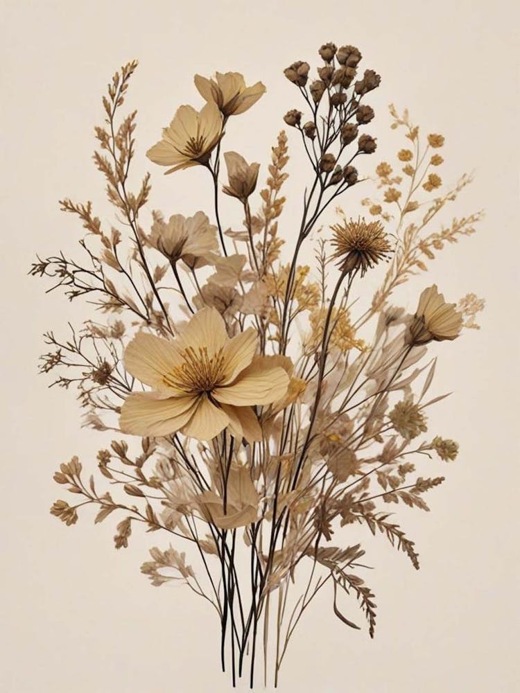Fleurs Sechees, Dried Flowers Exhibition Poster 23 (7)