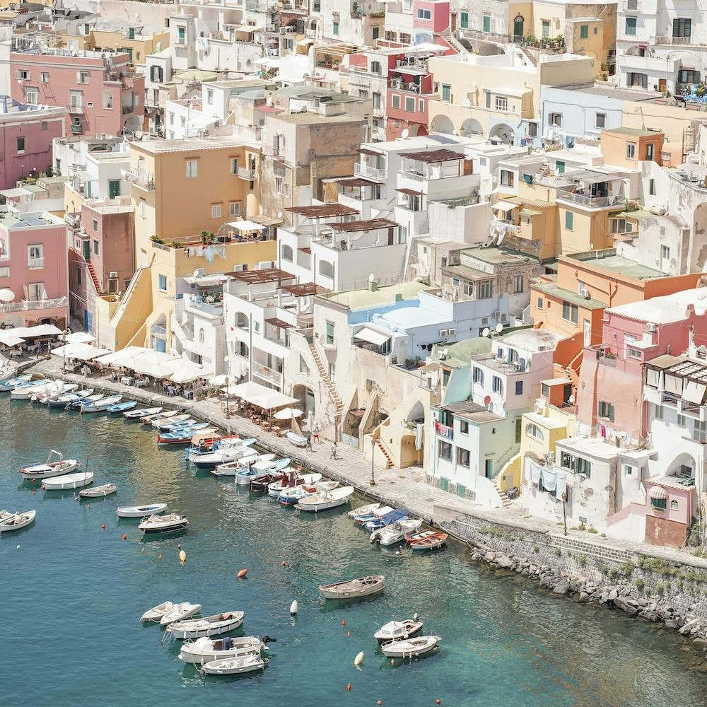 Procida Island Houses Square
