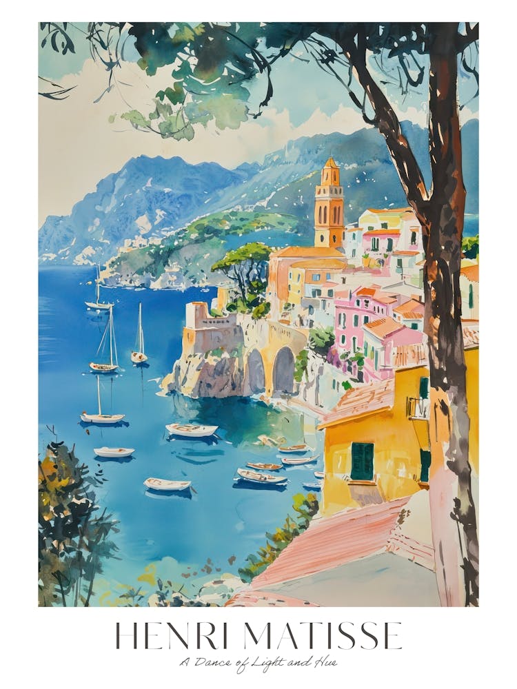 Matisse Painting Print Coastal Eclectic Maximalist Trendy Decor Matisse Gift Idea