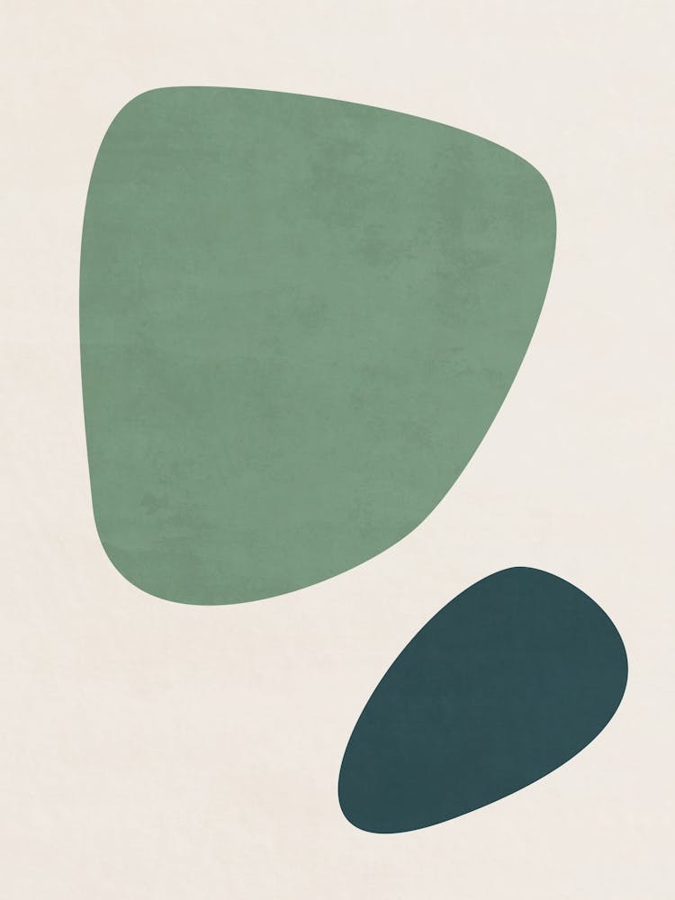 Organic Shapes - 01 Green 1