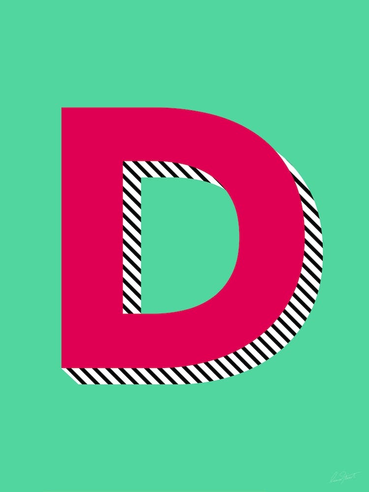 Letter D