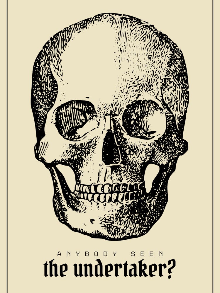 Undertaker Skull Sign