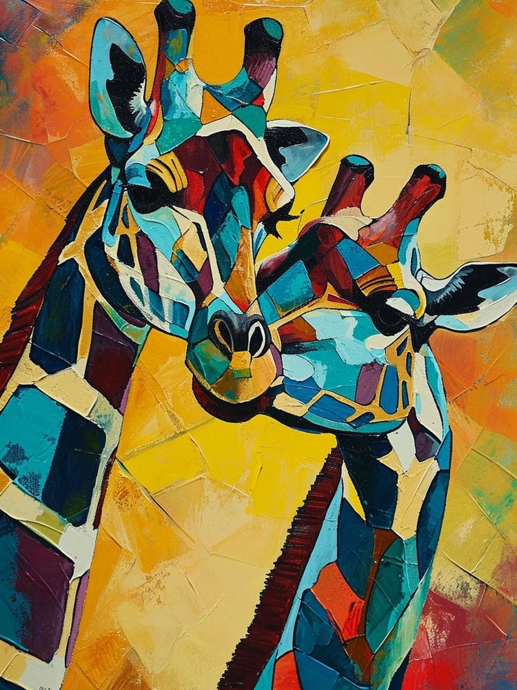 Abstract Geometric Giraffes 10