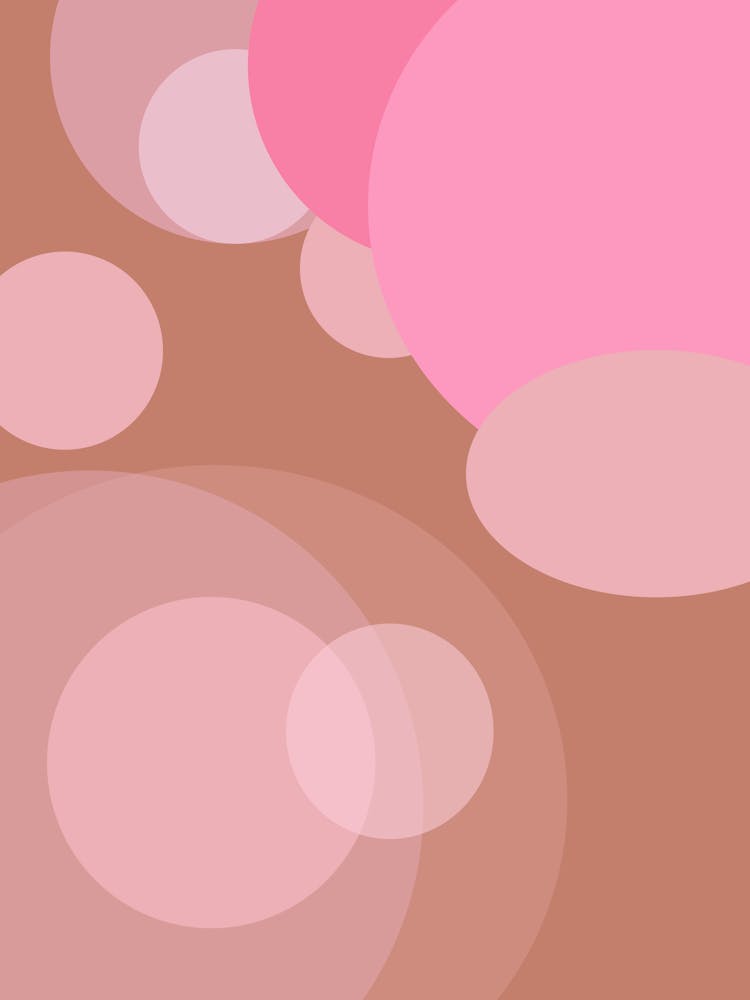 Pink And Brown Abstract