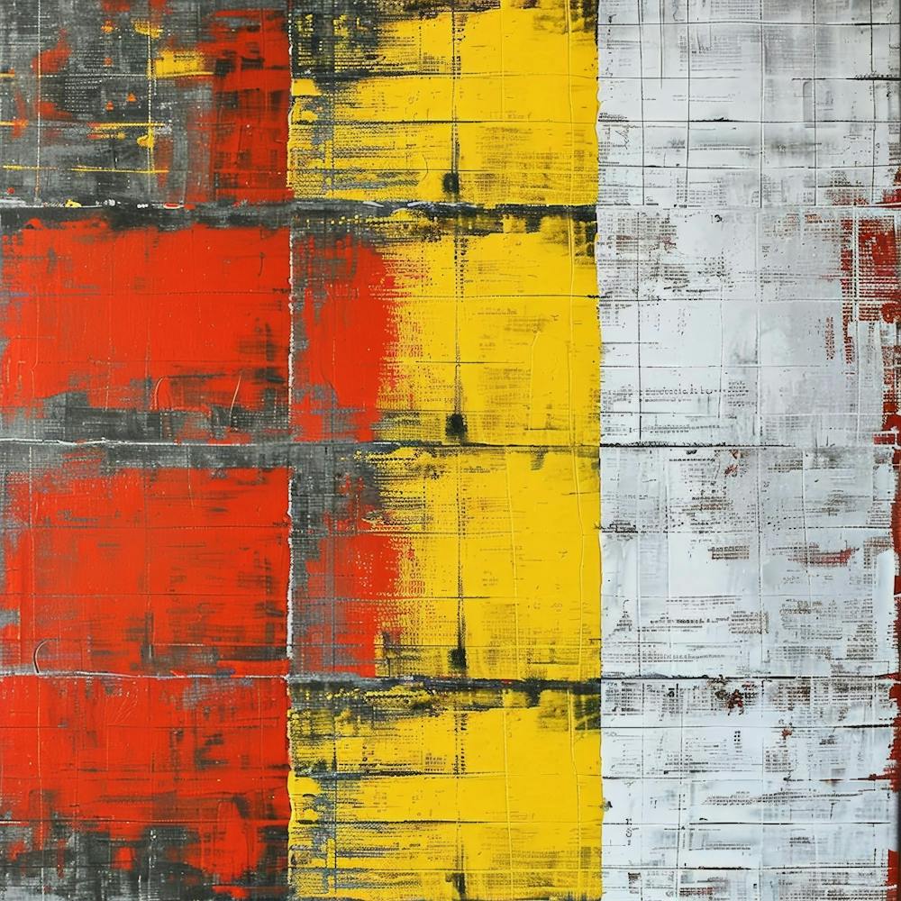 Red, Yellow And White