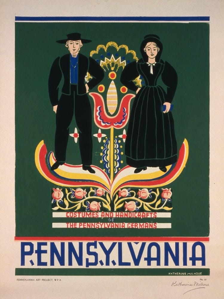 Pennsylvania Costumes And Handicrafts