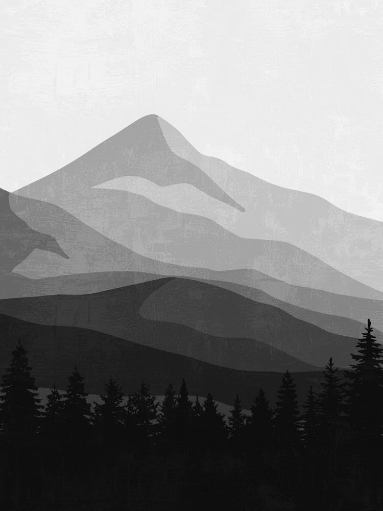 Black And White Mountains 4