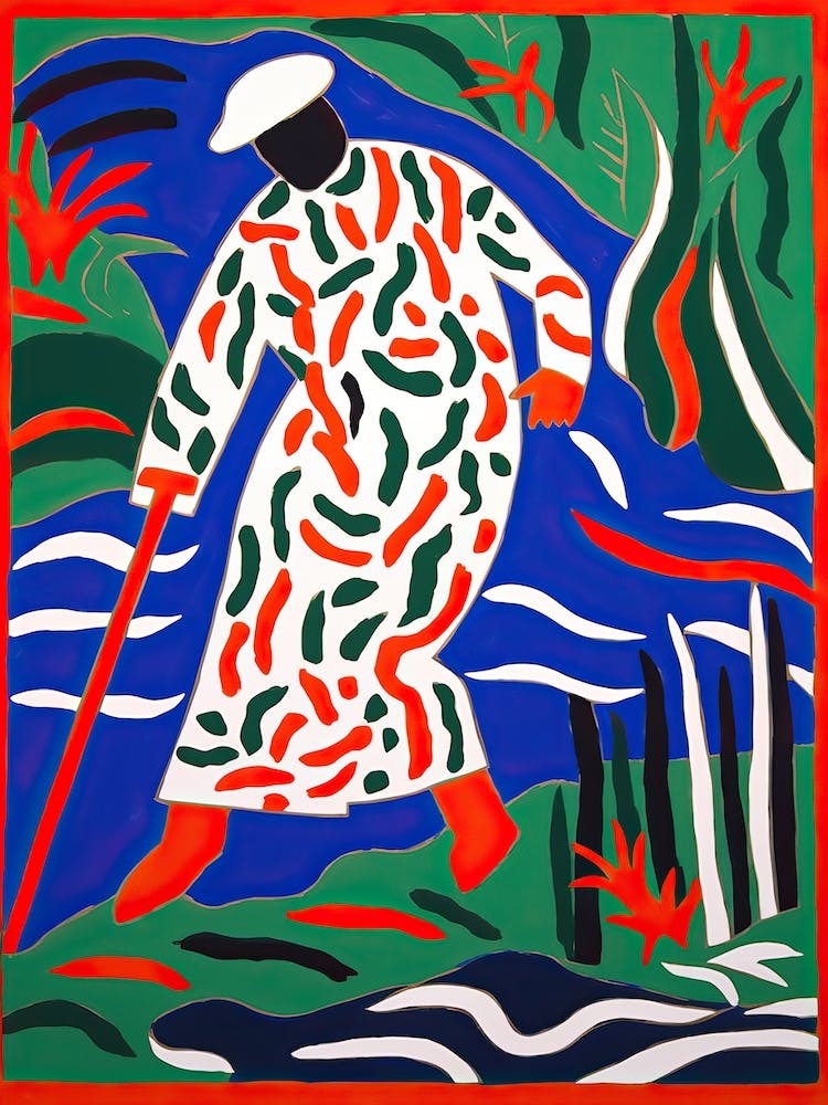 Football Soccer In The Style Of Matisse 4