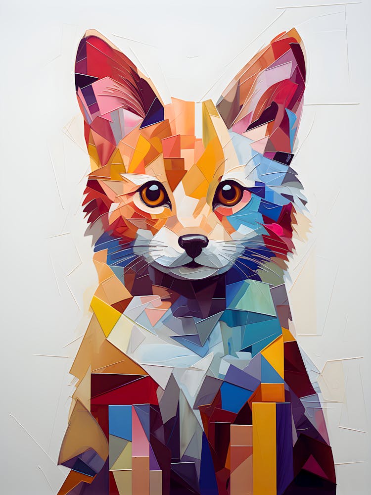 Whimsical Whiskers Enchanting Fox Portrait