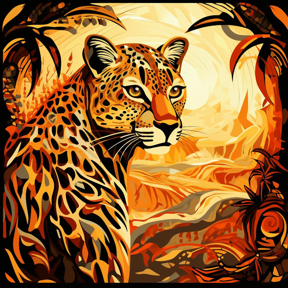 Leopard In The Jungle 1