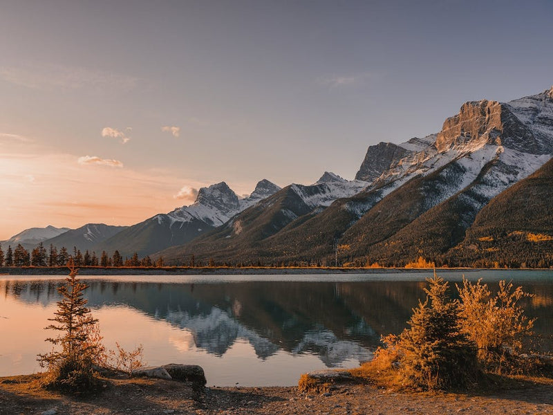 Sunset Over Lake