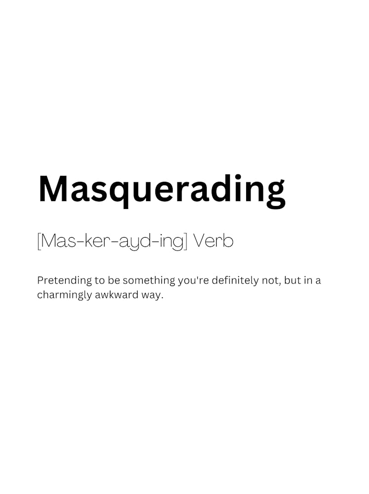 Masquerading Definition Meaning
