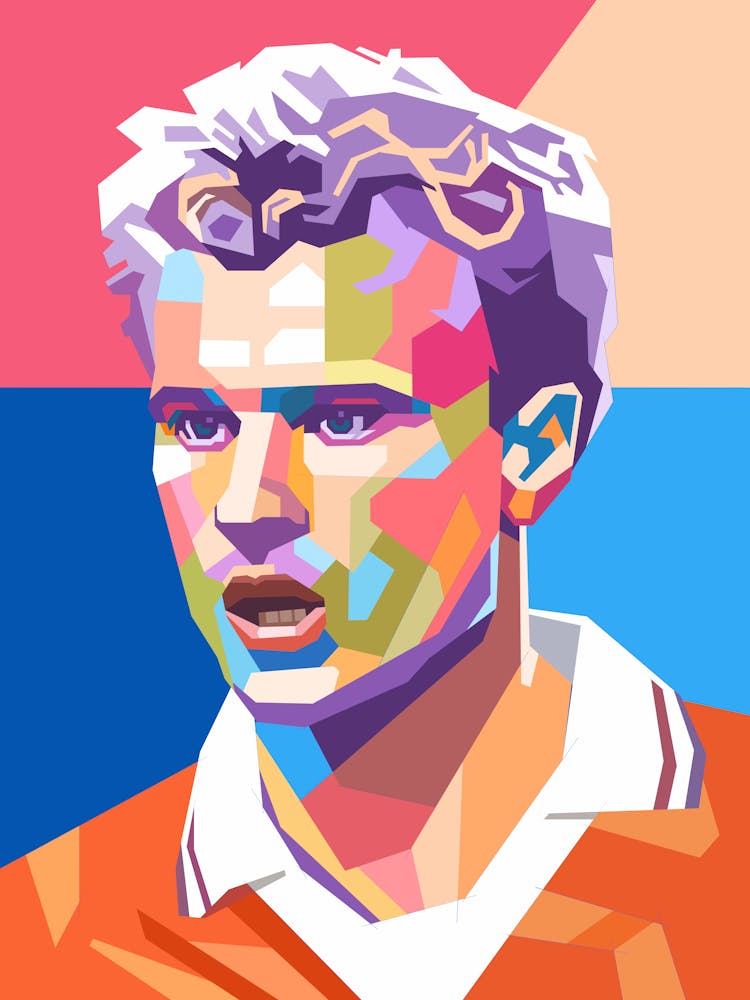 Dennis Bergkamp art