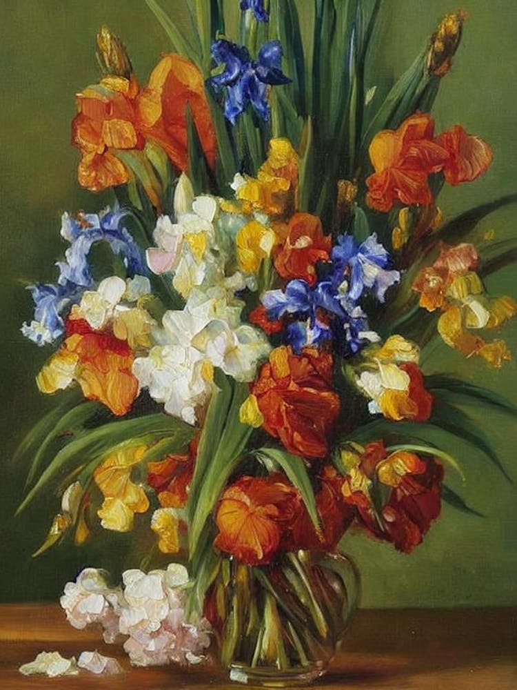 Iris Painting 2 Flower