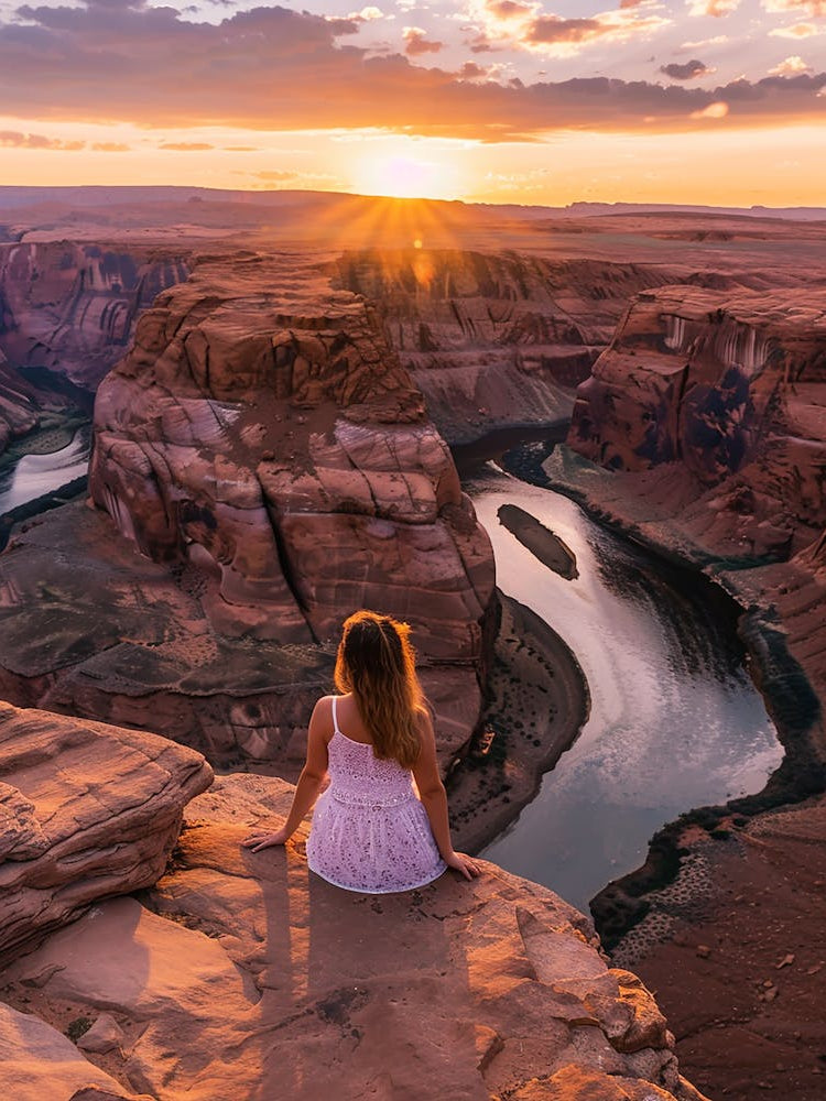 Sunset At Horseshoe Bend